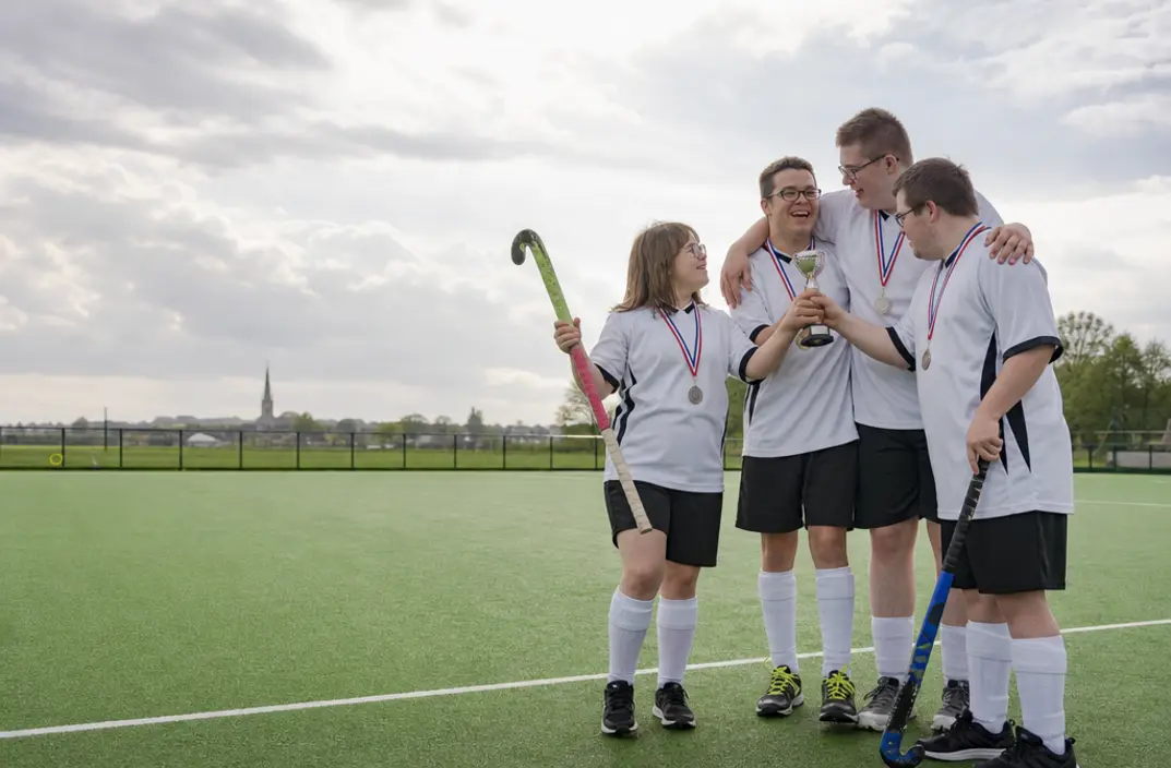 Kampioenschap voor het G-team van MHC Woerden