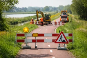Laatste werkzaamheden veroorzaken tijdelijke afsluitingen op doorfietsroute in Harmelen en Woerden