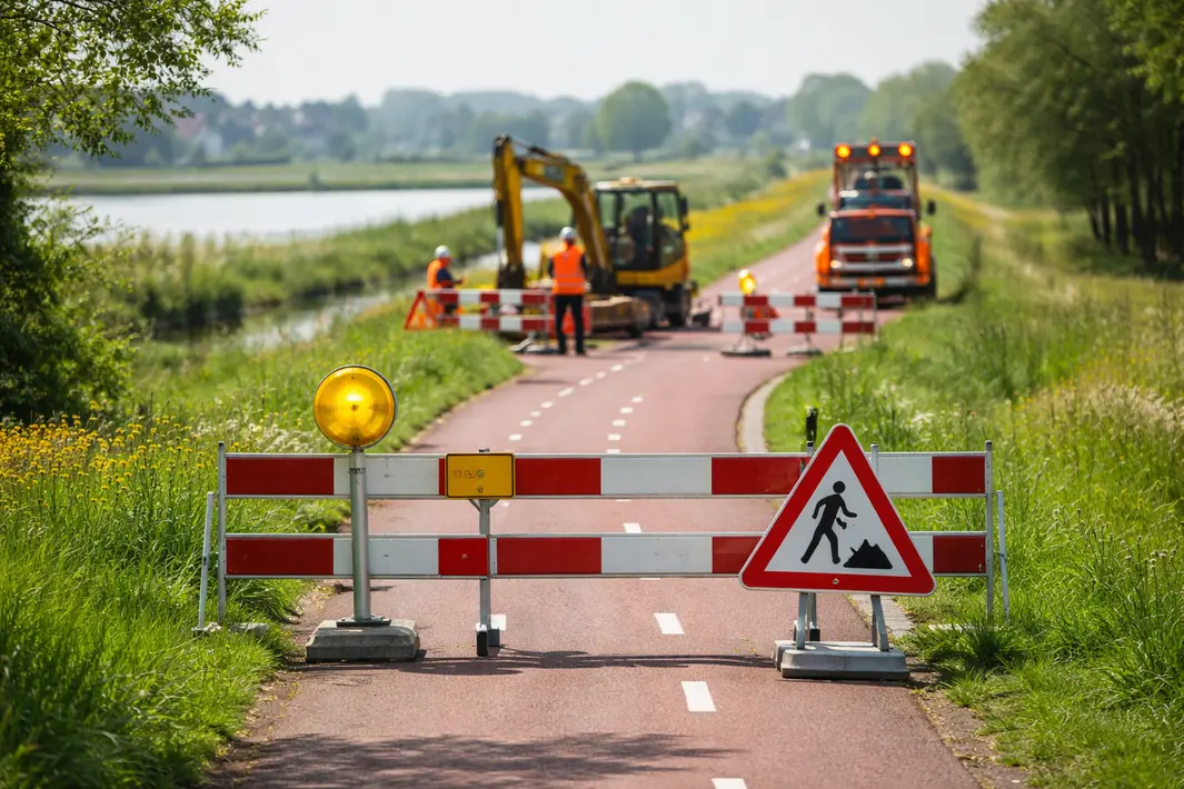Laatste werkzaamheden veroorzaken tijdelijke afsluitingen op doorfietsroute in Harmelen en Woerden
