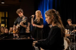Muzikaal talent centraal tijdens lokale schoolavond